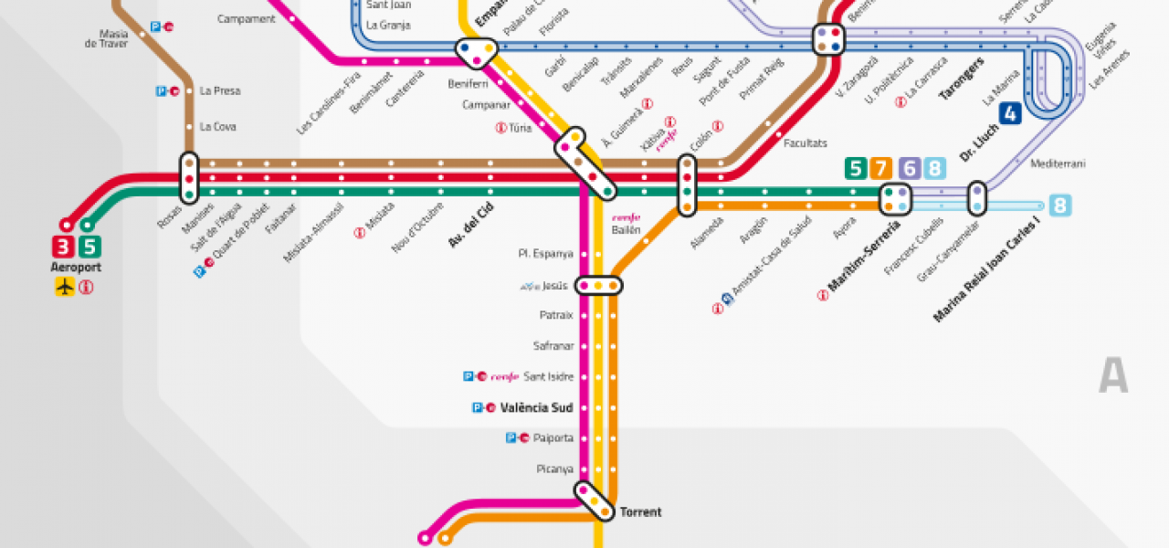 Mapa Metrovalencia, how to get around in Valencia.jpg Mapa Metrovalencia, how to get around in Valencia.jpg